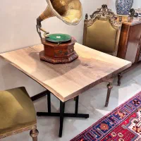 میز ناهارخوری اسلب گردو