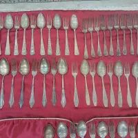 قاشق و چنگال و چاقو انگلیسی با قدمت ۹۰سال