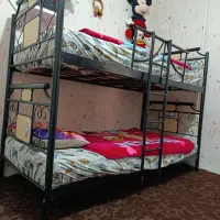 تخت خواب دوطبقه آهنی محکم