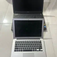 دو عدد لپتاپ dell صنعتی و مک بوک ایر ۲۰۱۴