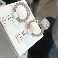 حلقه و پشت حلقه زیرکنیوم ترند سال،سالم در حد نو