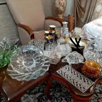 ظروف کریستال چک لهستان لردشید ناخمن سورمه ای