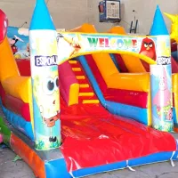 سرسره بادی طرح موش و گربه و طراحی جدید قصر بادی