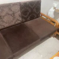 مبل چوبی ۷نفره|مبلمان خانگی و میز عسلی|تهران, قنات‌کوثر|دیوار