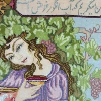 تابلو فرش لیلی مجنون، قدیمی استاد بافت|تابلو فرش|تهران, مرزداران|دیوار