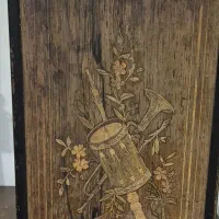 جعبه چوبی موزیکال عتیقه