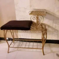 میز تلفن آنتیک قدیمی