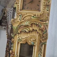 ساعت ایستاده منبت کاری شده و  خوش رنگ