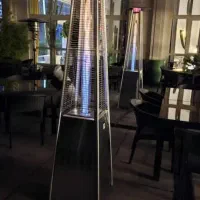 هیتر قارچی وارداتی استیل ماشروم بالکنی هرمی رومیزی|بخاری، هیتر، شومینه|یزد, |دیوار