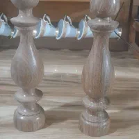 جا شمعی چوبی