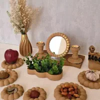 هفت سین وظروف تزئینی سنگ مصنوعی