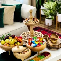 سرویس پذیرایی چوبی ، ست پذیرایی چوبی