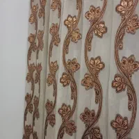 پرده پذیرایی سالم   عرض  پرده ۳متر و ارتفاع ۲/۸۰|پرده، رانر، رومیزی|قم, علی آباد سعدگان|دیوار