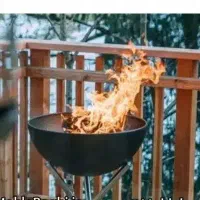 آتش دان باغی و ویلایی.