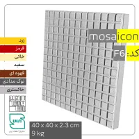 موزاییک بتنی / کد F6 / برای محوطه سازی های ضد لغزش