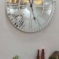 ساعت دیواری آینه ای