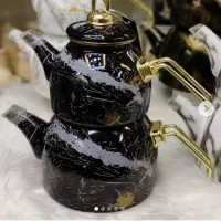 کتری و قوری لعابی برند مادام کو کو|قوری، کتری، قهوه‌ساز دستی|مشهد, مصلی (کارمندان اول)|دیوار