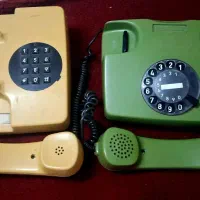 تلفن عتیقه دهه 50 کاملا سالم تمیز