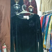بلوز مخمل زنانه استوک
