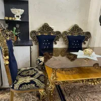 مبل نه نفره و میز نهارخوری شش نفره|مبلمان خانگی و میز عسلی|رشت, شهرک قدس|دیوار