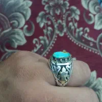 انگشتر فیروزه اصل نیشاپور|کلکسیون اشیاء عتیقه|اهواز, کارون|دیوار