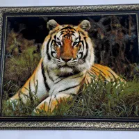 تابلو فرش شبه دست باف