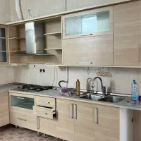 کابینت تمام mdf نو با هود و گاز وسینک