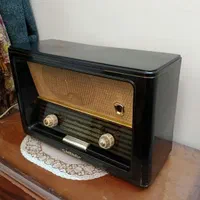 فروش رادیو قدیمی لامپی آلمانی برند المونا