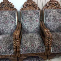 سرویس مبل قالی به همراه سرویس ناهار خوری ست