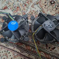 دو عدد فن cpu