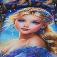 فروش روتختی پرنسس پکلایف شانل مخمل اصل|رختخواب، بالش، پتو|اهواز, گلستان|دیوار