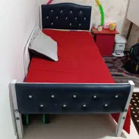 تخت دو طبقه فلزی|تخت و سرویس خواب|مشهد, شاهد (شهرک غرب)|دیوار