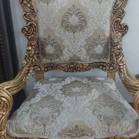 مبل سلطنتی ۹ نفره|مبلمان خانگی و میز عسلی|قائمشهر, |دیوار