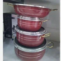 سرویس تفلون 7 پارچه زنبوری و گرانیت|ظروف پختوپز|اقبالیه, |دیوار