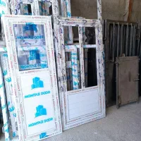 درب پنجره۹پی وی سی ۸upvcدوجداره سرویس pvc انباری