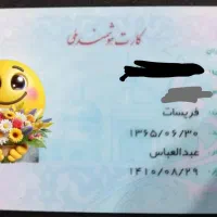 کارت ملی پیدا شده