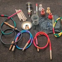 شلنگ ضدآب قلیون،سری،نی آب،انبر