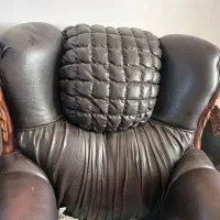 مبل ۷ نفره سلطنتی و راحتی چرم