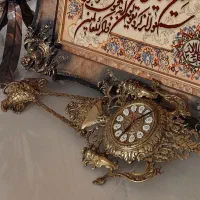 ساعت دیواری برنزی