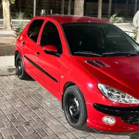 206 قرمز تیپ 5 گوجه ای مدل 94 بدنه ایینه|خودرو سواری و وانت|شیراز, شهرک والفجر|دیوار