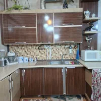 کابینت آشپزخونه ام دی اف ۹متر همراه سینک و ابچکان