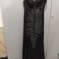 لباس مجلسی کار شده با منجوق