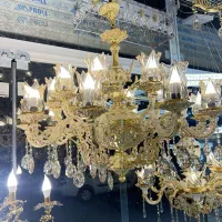 تنوع بالا لوستر شاه عباسی ضمانت رنگ شرکتی|لوستر و چراغ آویز|مشهد, خواجه ربیع|دیوار