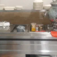 کانتر گرم ۵ خونه در حد نو وکانال و هود آلومینیوم