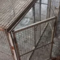 قفس اهنی محکم کفتر یا مرغ