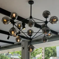 لوستر حبابی ملوکولی ۱۵ شعله