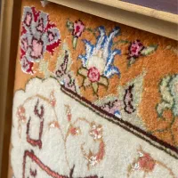 دوتخته تابلو فرش دستباف گل ابریشم|تابلو فرش|تهران, ونک|دیوار