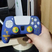 دسته ps5 با آنالوگ آبی