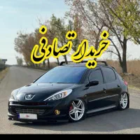 پژو206 معاوضه فقط با خودرو تصادفی چپی شما.