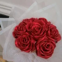 گل های روبانی ویژه روز مادر|گل مصنوعی|برازجان, |دیوار